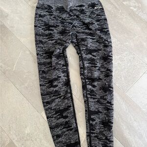 AYBL Camo Leggings - Black and Gray